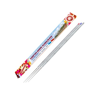 Триколор 300 мм. Бенгальские огни цветные купить в Мценске | mcensk.salutsklad.ru