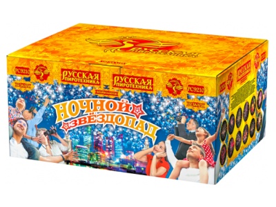 Ночной звездопад Комбинированный Фейерверк купить в Мценске | mcensk.salutsklad.ru
