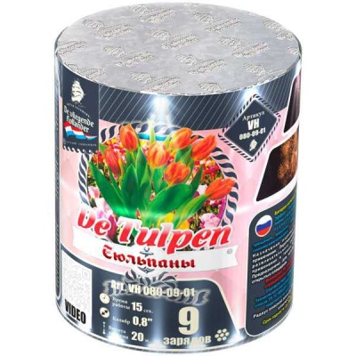 Тюльпаны Батарея салютов купить в Мценске | mcensk.salutsklad.ru