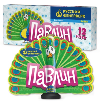 Павлин F Пиротехнический фонтан купить в Мценске | mcensk.salutsklad.ru