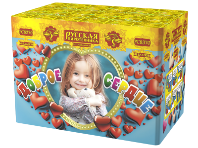 Доброе сердце Батарея салютов купить в Мценске | mcensk.salutsklad.ru