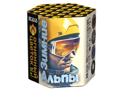 Зимние Альпы Батарея салютов купить в Мценске | mcensk.salutsklad.ru