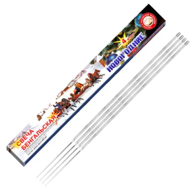 Новогодние 400-4 мм. Бенгальские огни купить в Мценске | mcensk.salutsklad.ru